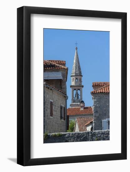 St. John's Church, Old Town, Budva, Montenegro, Europe-Jim Engelbrecht-Framed Photographic Print