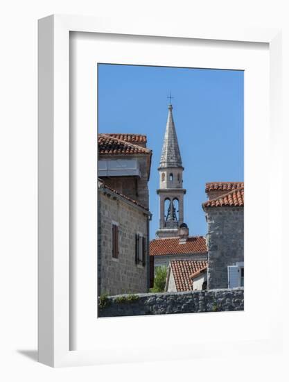 St. John's Church, Old Town, Budva, Montenegro, Europe-Jim Engelbrecht-Framed Photographic Print