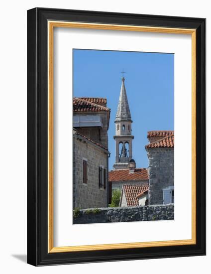 St. John's Church, Old Town, Budva, Montenegro, Europe-Jim Engelbrecht-Framed Photographic Print