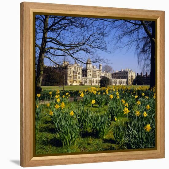 St. John's College, Cambridge, Cambridgeshire, England, UK-Geoff Renner-Framed Premier Image Canvas