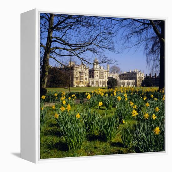 St. John's College, Cambridge, Cambridgeshire, England, UK-Geoff Renner-Framed Premier Image Canvas