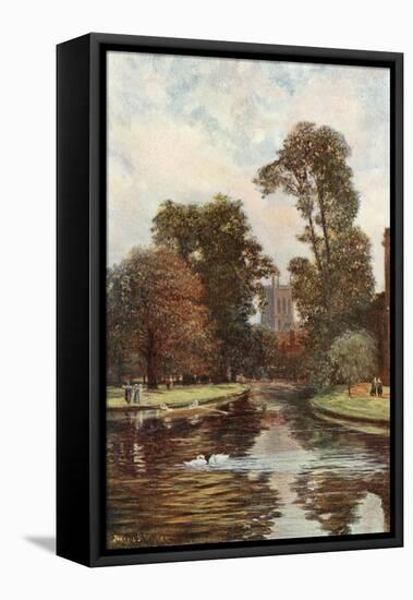 St John's College, Cambridge-Francis S. Walker-Framed Premier Image Canvas