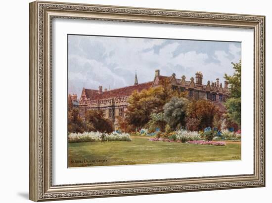 St John's College Garden, Oxford-Alfred Robert Quinton-Framed Giclee Print