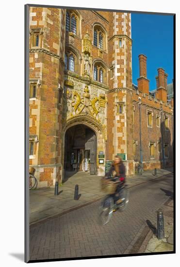 St. John's College Gate, Camrbridge University, Cambridge, Cambridgeshire, England-Alan Copson-Mounted Photographic Print