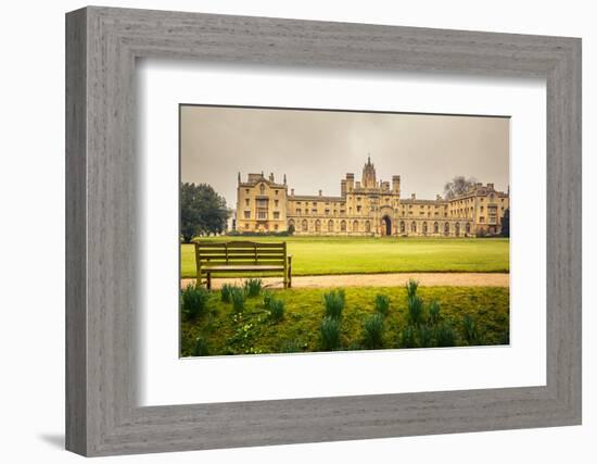 St John's College in Cambridge University-sborisov-Framed Photographic Print