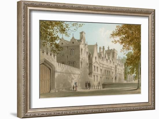 St. John's College - Oxford-English School-Framed Giclee Print