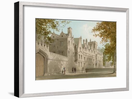 St. John's College - Oxford-English School-Framed Giclee Print