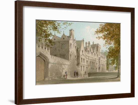 St. John's College - Oxford-English School-Framed Giclee Print