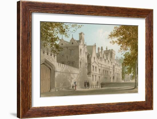 St. John's College - Oxford-English School-Framed Giclee Print