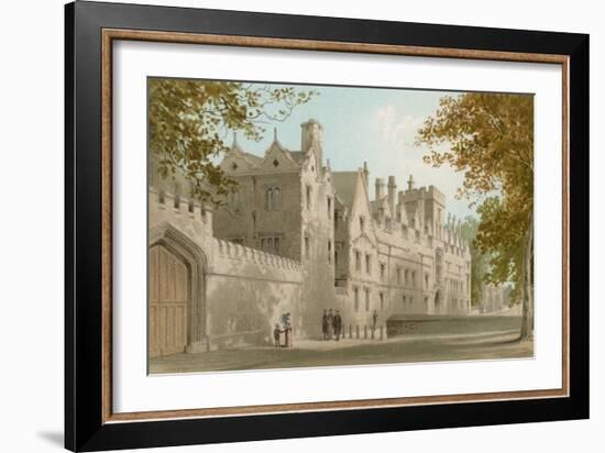 St. John's College - Oxford-English School-Framed Giclee Print