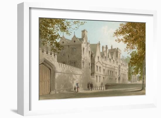 St. John's College - Oxford-English School-Framed Giclee Print