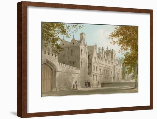 St. John's College - Oxford-English School-Framed Giclee Print