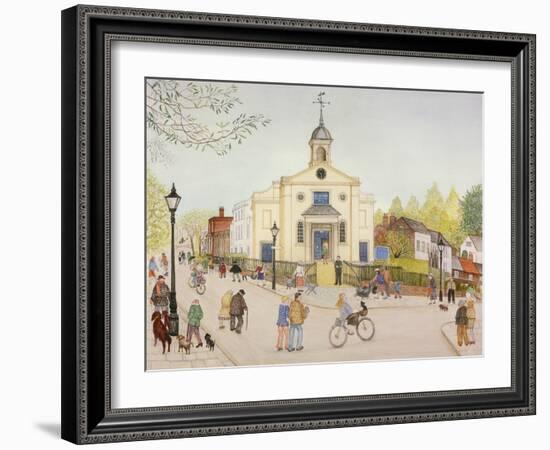 St John's, Downshire Hill, Hampstead, 2002-Gillian Lawson-Framed Giclee Print