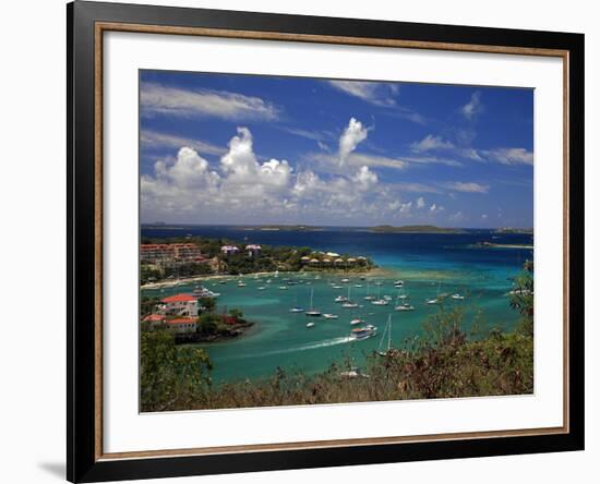 St. John’s Harbor-J.D. Mcfarlan-Framed Photographic Print