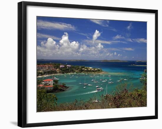 St. John’s Harbor-J.D. Mcfarlan-Framed Photographic Print