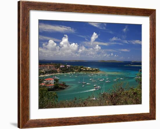 St. John’s Harbor-J.D. Mcfarlan-Framed Photographic Print