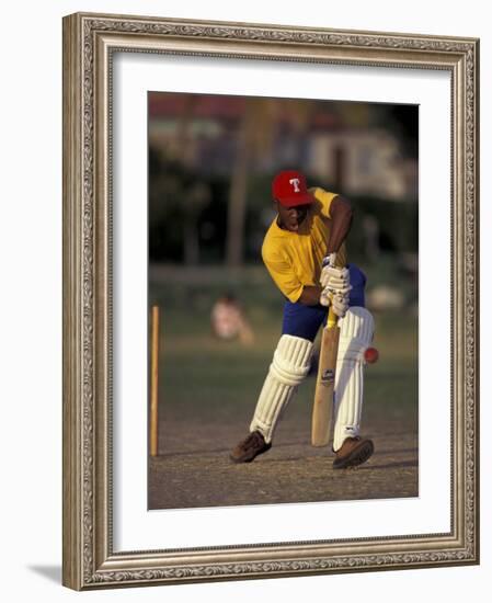 St. John's International Cricket Match, Antigua, Caribbean-Greg Johnston-Framed Photographic Print