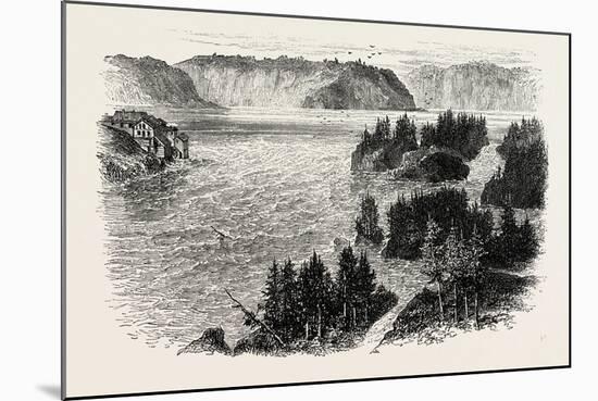 St. John's River, Frontiers of New Brunswick and Maine, North America, USA, 1870S-null-Mounted Giclee Print