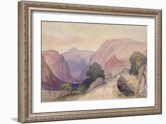 St John's Vale from Thirlspot, Lake District, 1840-John Harper-Framed Giclee Print