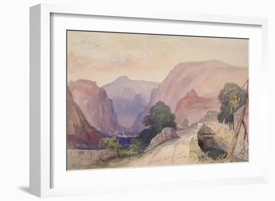 St John's Vale from Thirlspot, Lake District, 1840-John Harper-Framed Giclee Print