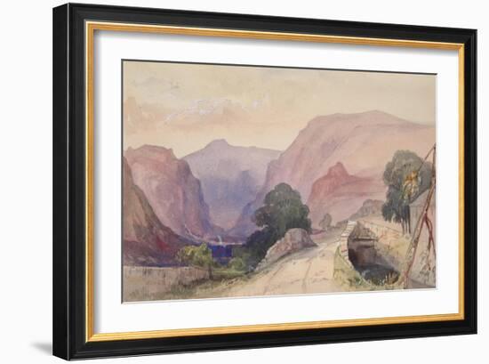 St John's Vale from Thirlspot, Lake District, 1840-John Harper-Framed Giclee Print