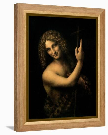 St. John the Baptist, 1513-16-Leonardo da Vinci-Framed Premier Image Canvas