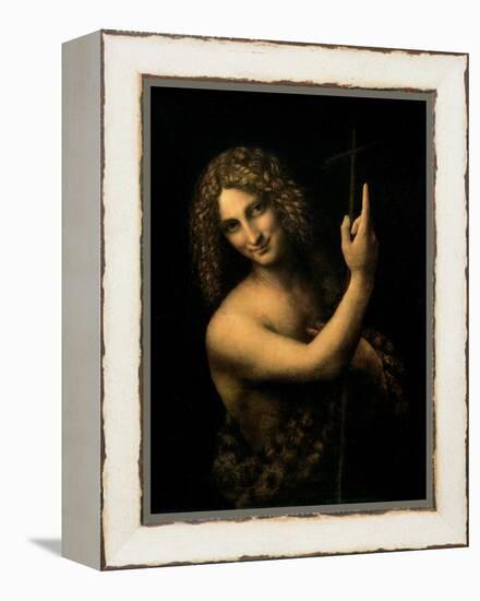 St. John the Baptist, 1513-16-Leonardo da Vinci-Framed Premier Image Canvas