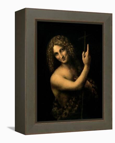 St. John the Baptist, 1513-16-Leonardo da Vinci-Framed Premier Image Canvas