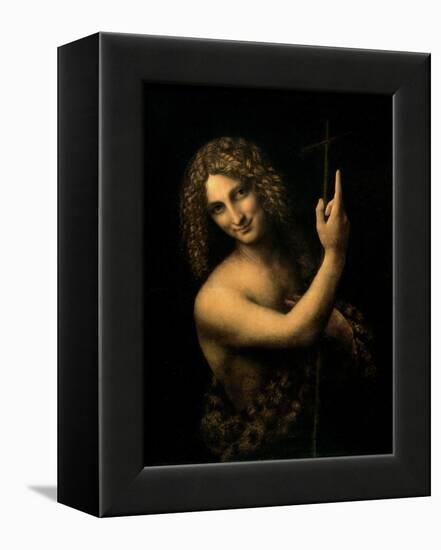 St. John the Baptist, 1513-16-Leonardo da Vinci-Framed Premier Image Canvas