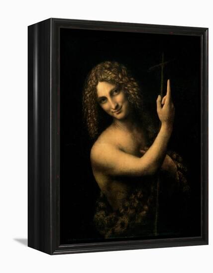 St. John the Baptist, 1513-16-Leonardo da Vinci-Framed Premier Image Canvas