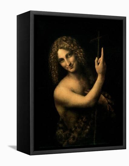 St. John the Baptist, 1513-16-Leonardo da Vinci-Framed Premier Image Canvas