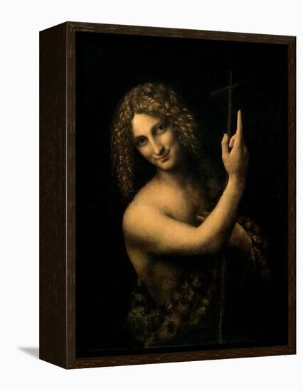 St. John the Baptist, 1513-16-Leonardo da Vinci-Framed Premier Image Canvas