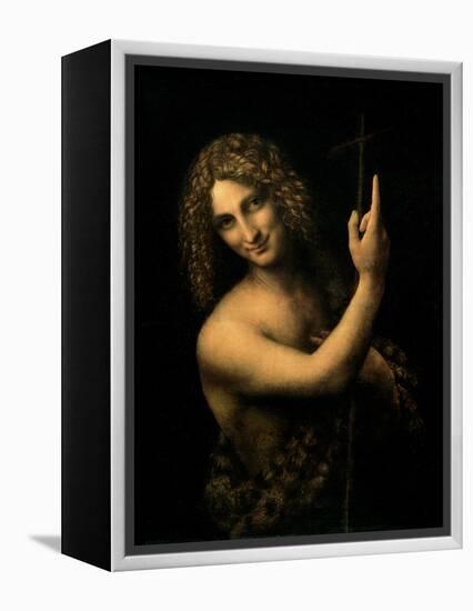 St. John the Baptist, 1513-16-Leonardo da Vinci-Framed Premier Image Canvas