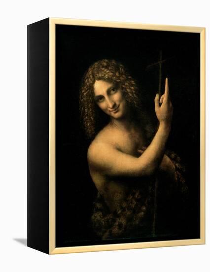 St. John the Baptist, 1513-16-Leonardo da Vinci-Framed Premier Image Canvas