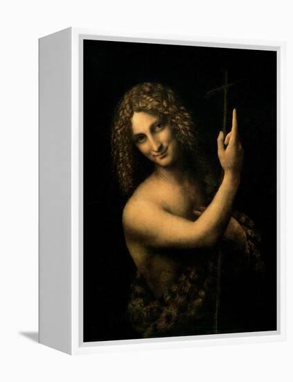 St. John the Baptist, 1513-16-Leonardo da Vinci-Framed Premier Image Canvas