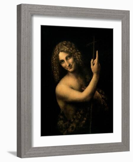 St. John the Baptist, 1513-16-Leonardo da Vinci-Framed Giclee Print