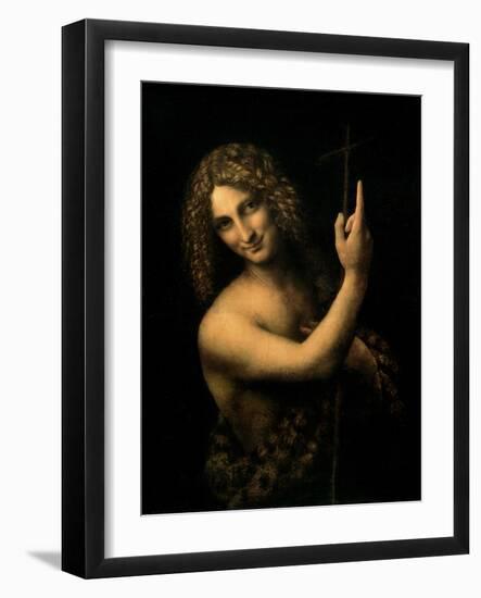 St. John the Baptist, 1513-16-Leonardo da Vinci-Framed Giclee Print