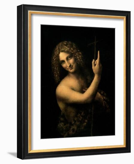 St. John the Baptist, 1513-16-Leonardo da Vinci-Framed Giclee Print