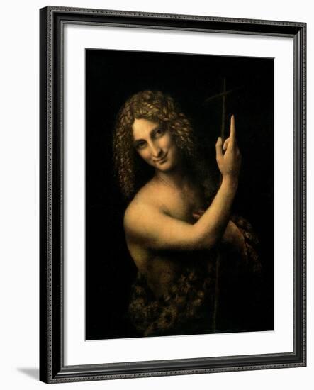 St. John the Baptist, 1513-16-Leonardo da Vinci-Framed Giclee Print