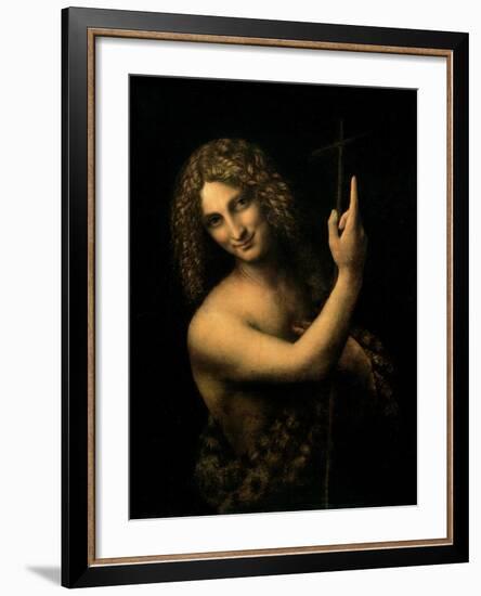 St. John the Baptist, 1513-16-Leonardo da Vinci-Framed Giclee Print