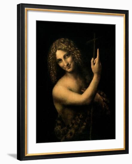 St. John the Baptist, 1513-16-Leonardo da Vinci-Framed Giclee Print