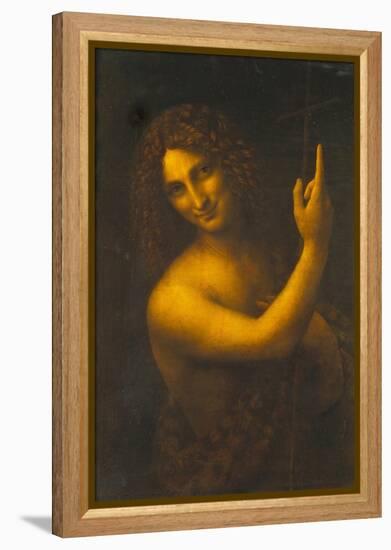 St, John the Baptist, 1513-16-Leonardo da Vinci-Framed Premier Image Canvas