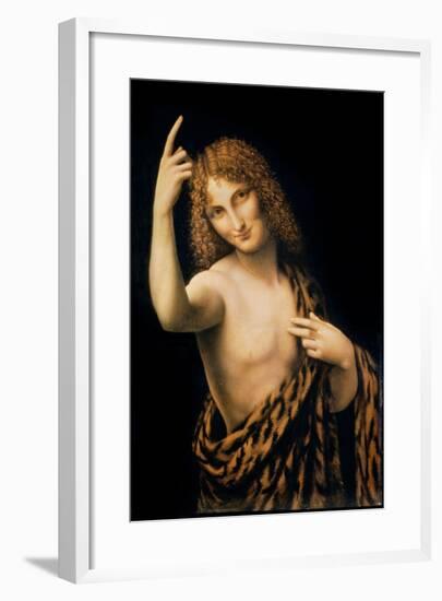 St. John the Baptist, 16th Century-Leonardo da Vinci-Framed Giclee Print