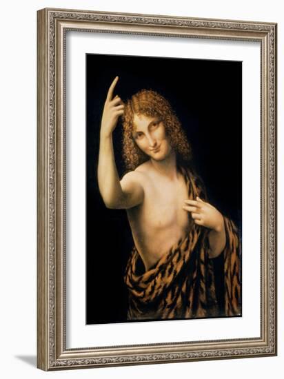 St. John the Baptist, 16th Century-Leonardo da Vinci-Framed Giclee Print