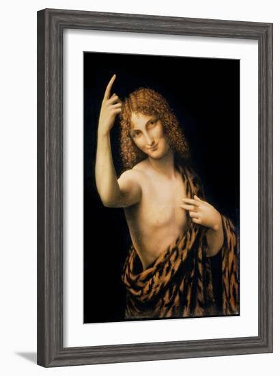 St. John the Baptist, 16th Century-Leonardo da Vinci-Framed Giclee Print