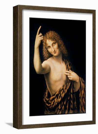 St. John the Baptist, 16th Century-Leonardo da Vinci-Framed Giclee Print