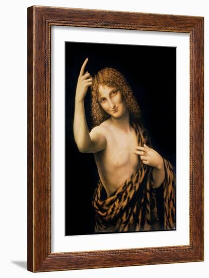 St. John the Baptist, 16th Century-Leonardo da Vinci-Framed Giclee Print