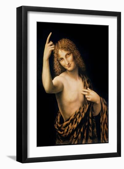 St. John the Baptist, 16th Century-Leonardo da Vinci-Framed Giclee Print