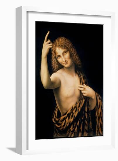 St. John the Baptist, 16th Century-Leonardo da Vinci-Framed Giclee Print