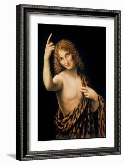 St. John the Baptist, 16th Century-Leonardo da Vinci-Framed Giclee Print